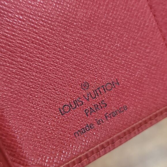EUC Authentic LV Red Epi Bifold Wallet - Picture 10 of 15